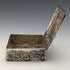 Early 20th Century German Antique 800 Silver Embossed Square Box 94g